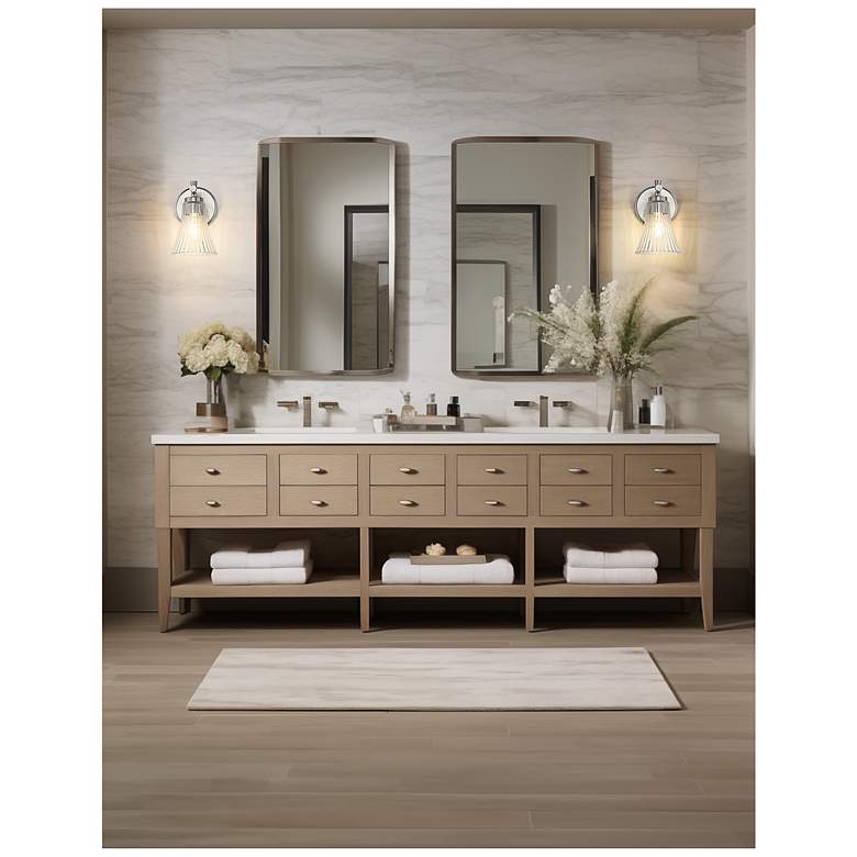 Image 2 Belle by Z-Lite Brushed Nickel 1 Light Wall Sconce more views