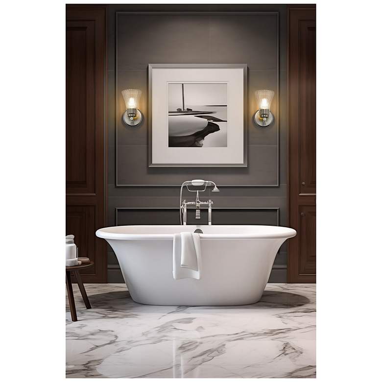 Image 3 Belle by Z-Lite Brushed Nickel 1 Light Wall Sconce more views