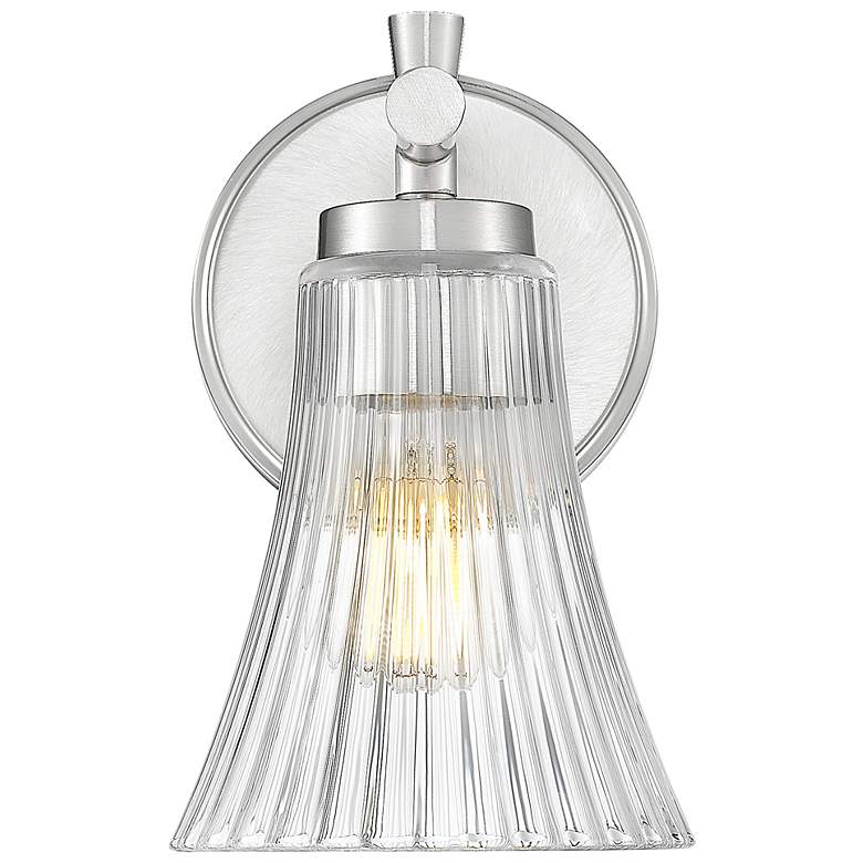 Image 4 Belle by Z-Lite Brushed Nickel 1 Light Wall Sconce more views