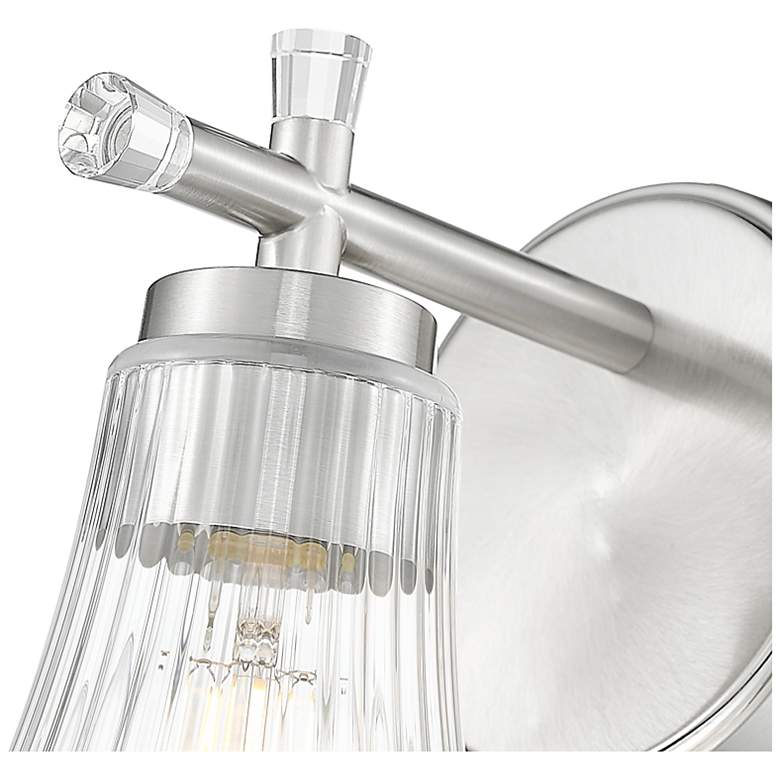 Image 6 Belle by Z-Lite Brushed Nickel 1 Light Wall Sconce more views