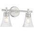Belle by Z-Lite Brushed Nickel 2 Light Vanity