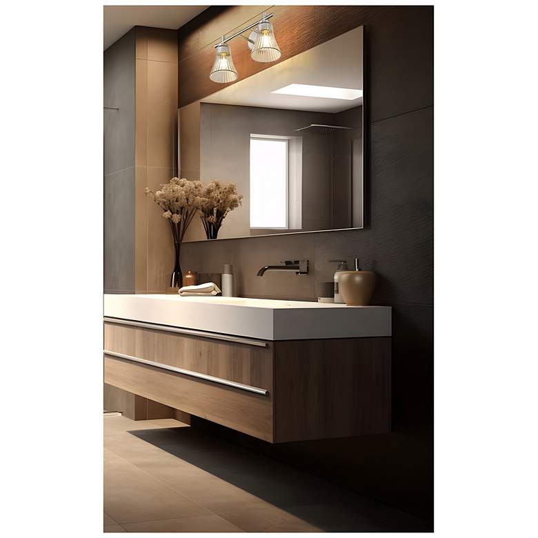 Image 2 Belle by Z-Lite Brushed Nickel 2 Light Vanity more views