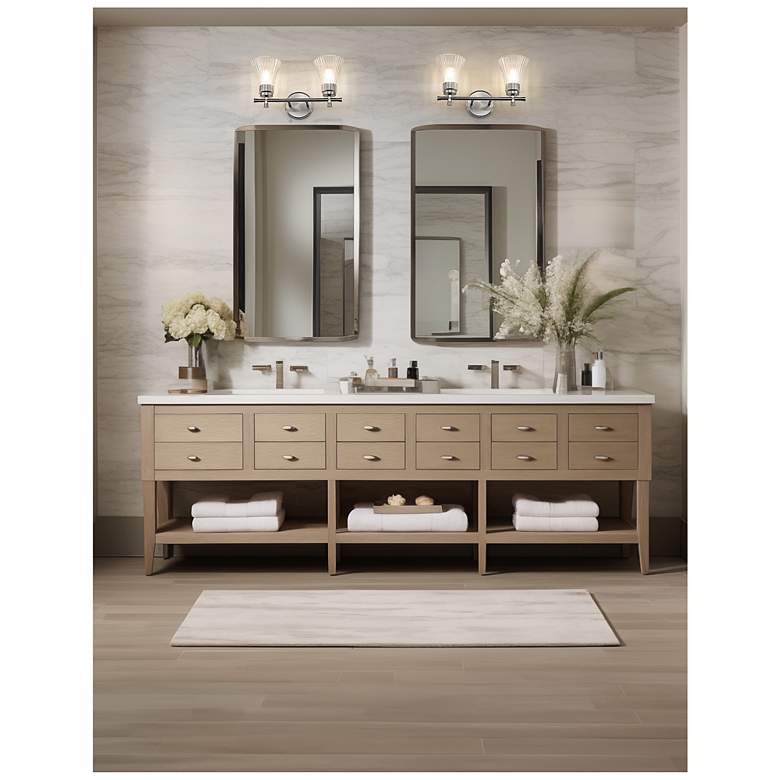 Image 3 Belle by Z-Lite Brushed Nickel 2 Light Vanity more views
