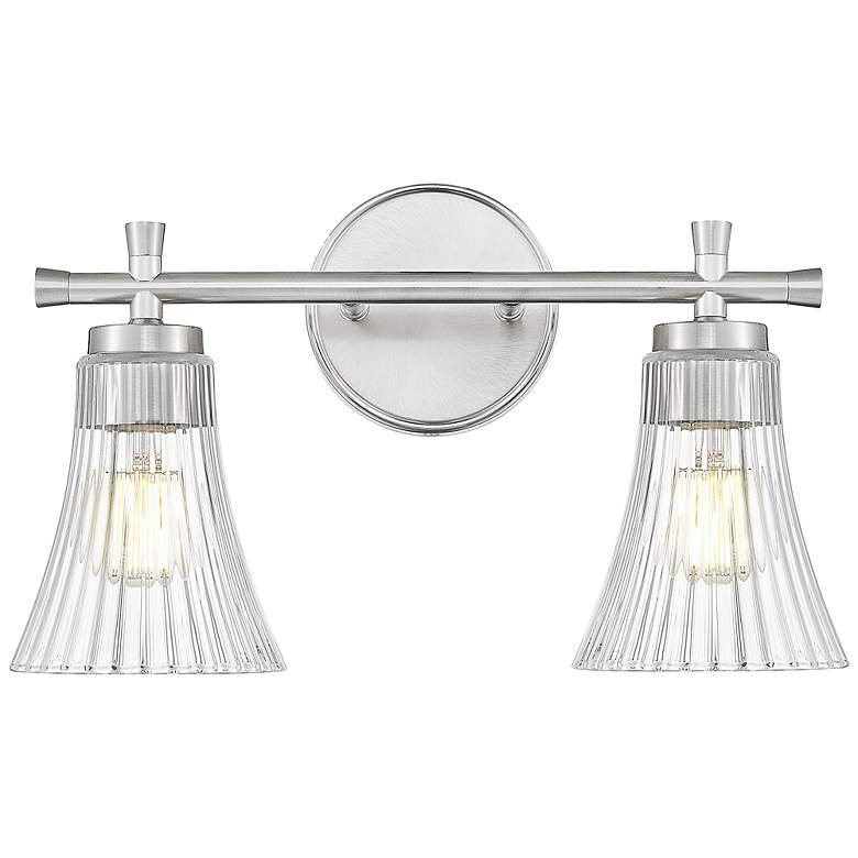 Image 4 Belle by Z-Lite Brushed Nickel 2 Light Vanity more views