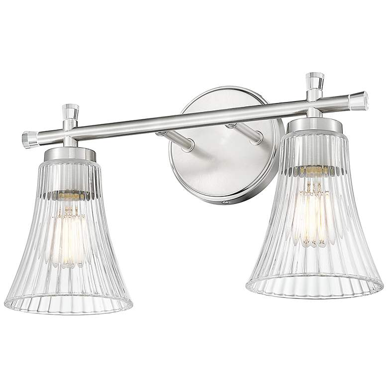 Image 5 Belle by Z-Lite Brushed Nickel 2 Light Vanity more views