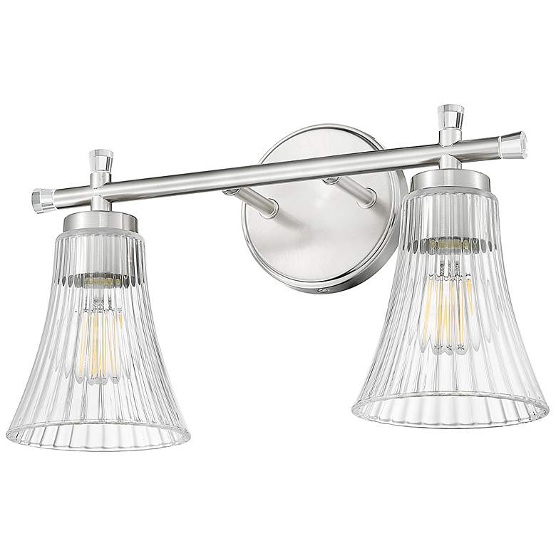 Image 7 Belle by Z-Lite Brushed Nickel 2 Light Vanity more views
