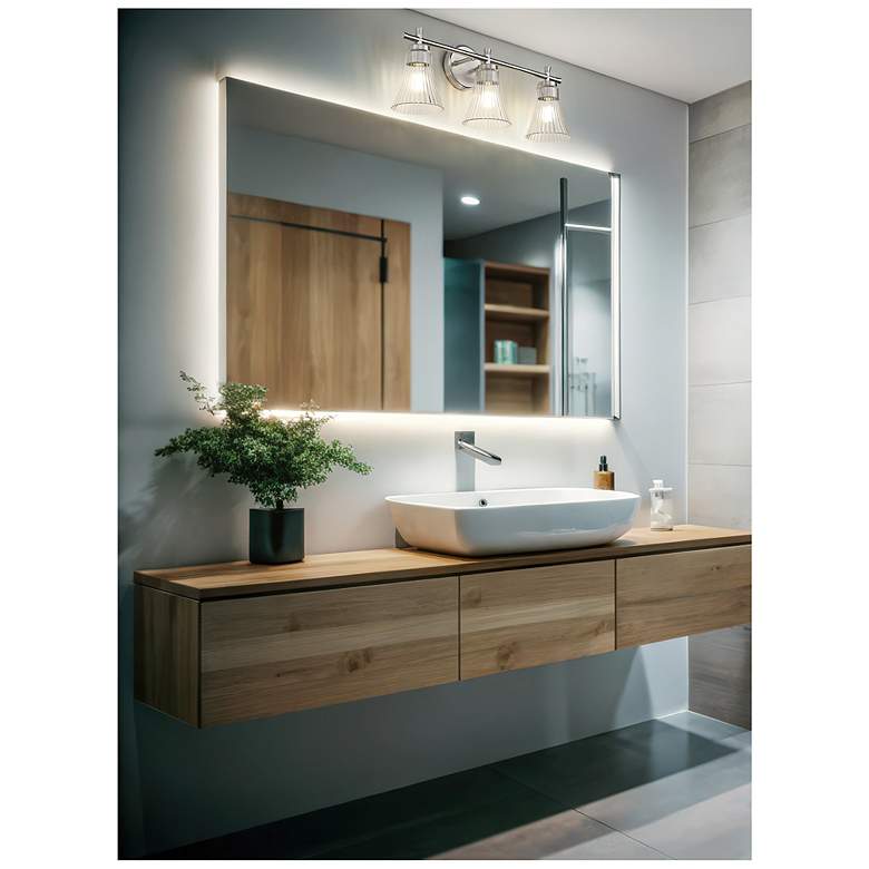 Image 3 Belle by Z-Lite Brushed Nickel 3 Light Vanity more views