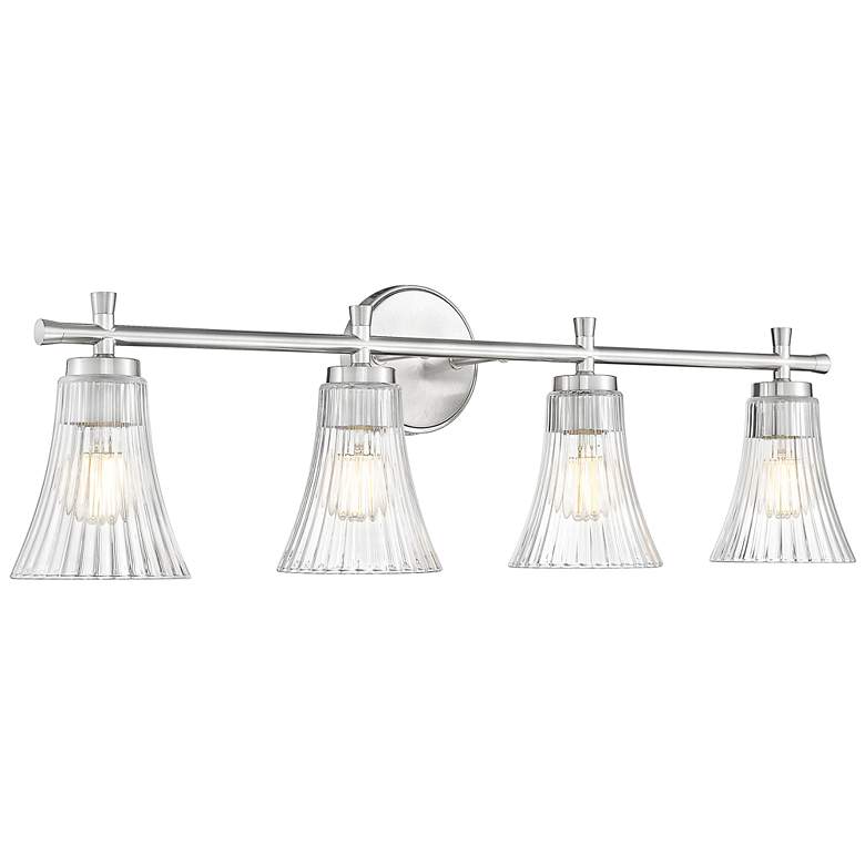 Image 1 Belle by Z-Lite Brushed Nickel 4 Light Vanity