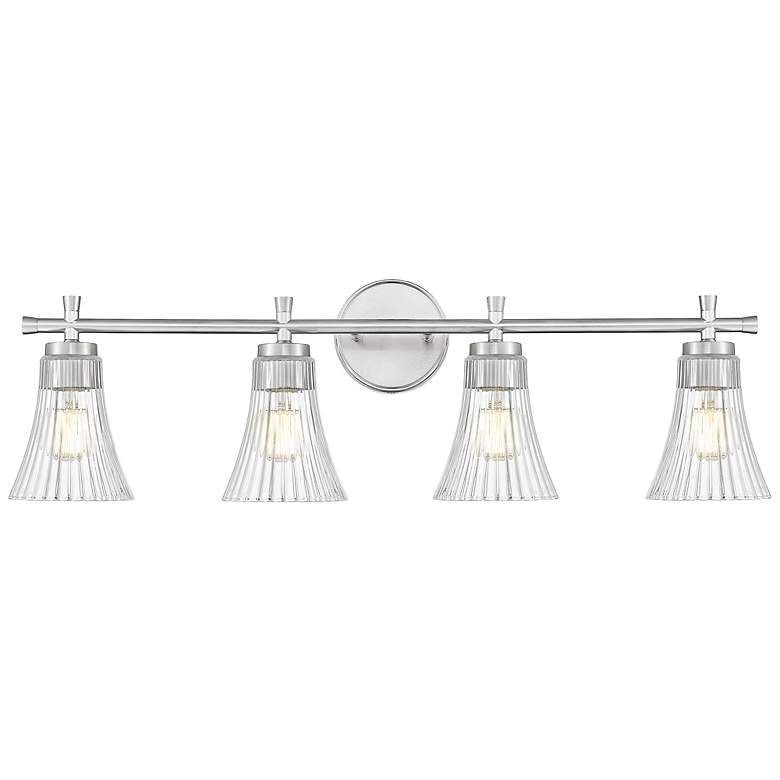 Image 4 Belle by Z-Lite Brushed Nickel 4 Light Vanity more views