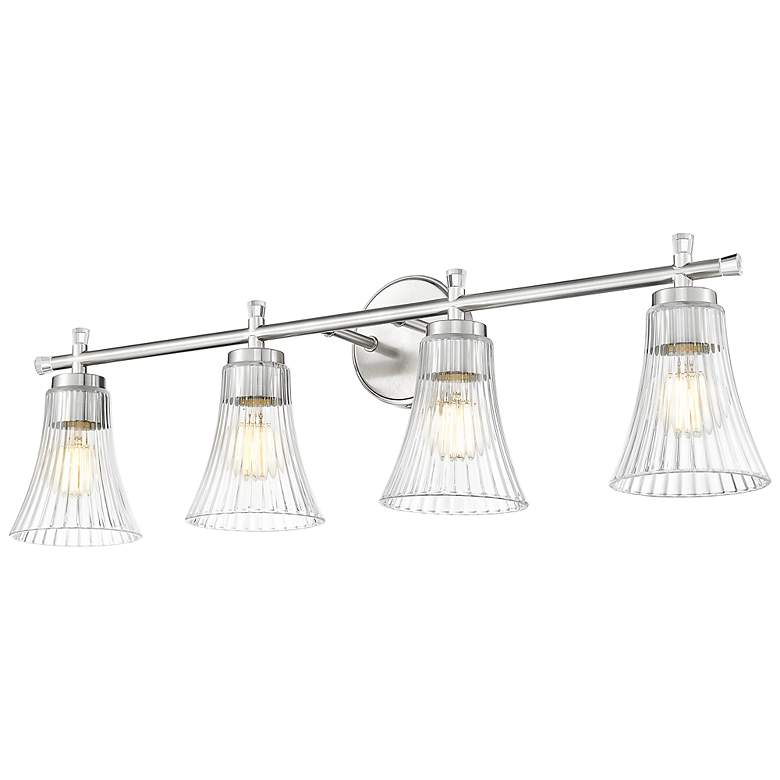 Image 5 Belle by Z-Lite Brushed Nickel 4 Light Vanity more views