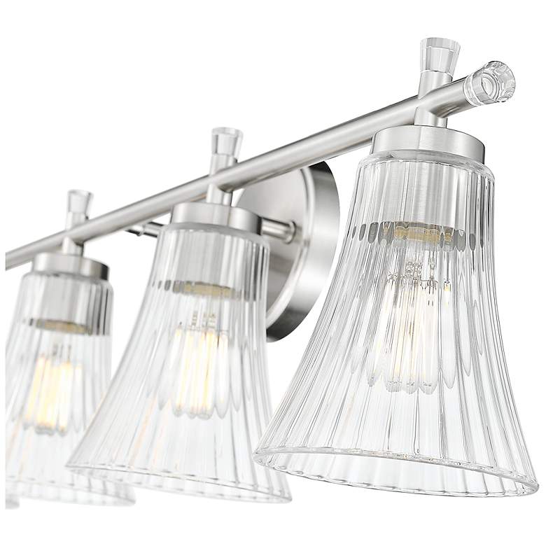 Image 6 Belle by Z-Lite Brushed Nickel 4 Light Vanity more views