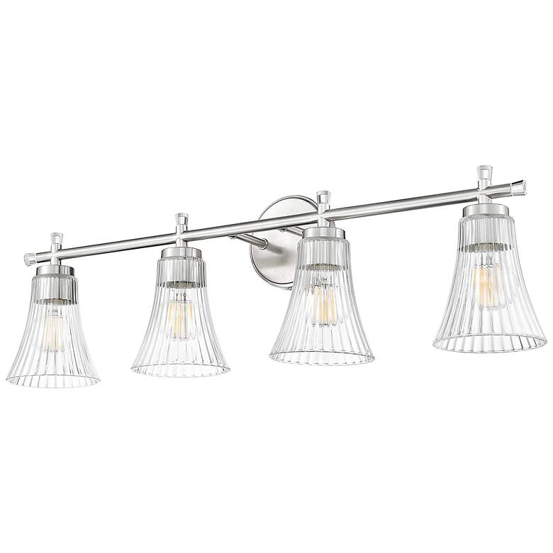 Image 7 Belle by Z-Lite Brushed Nickel 4 Light Vanity more views