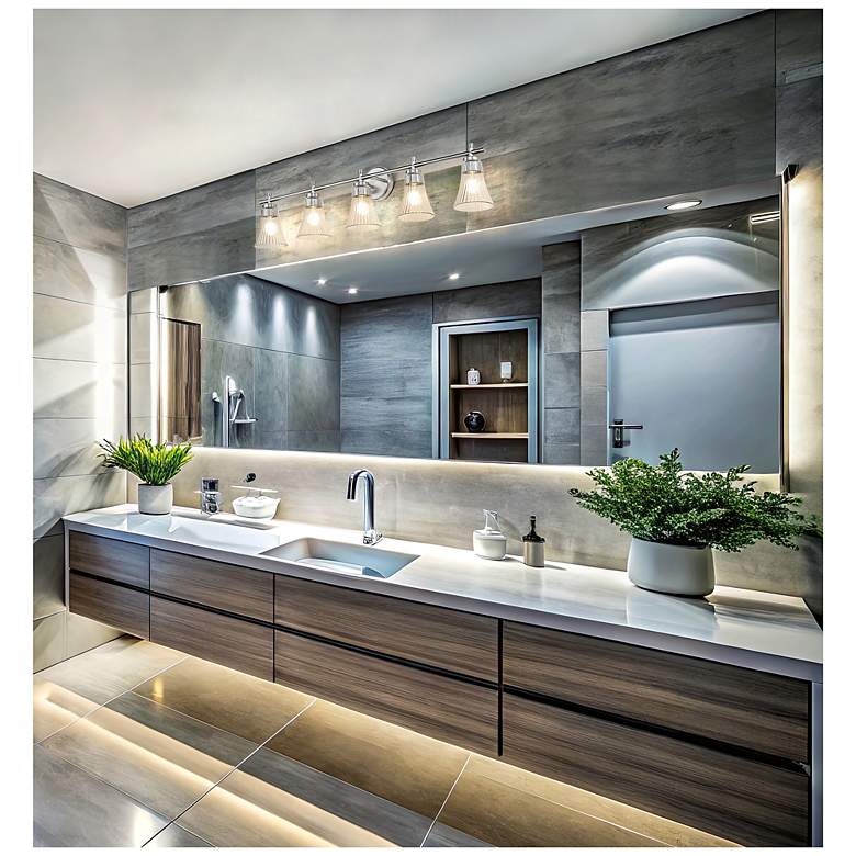 Image 3 Belle by Z-Lite Brushed Nickel 5 Light Vanity more views