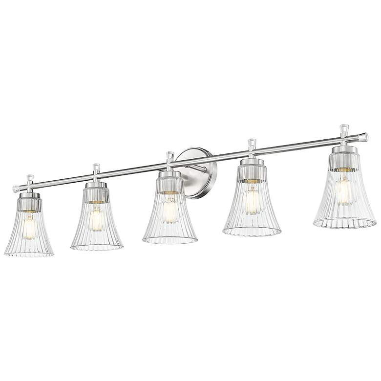 Image 5 Belle by Z-Lite Brushed Nickel 5 Light Vanity more views
