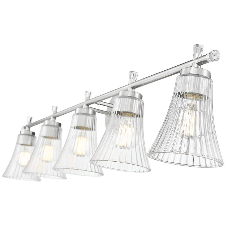 Image 6 Belle by Z-Lite Brushed Nickel 5 Light Vanity more views