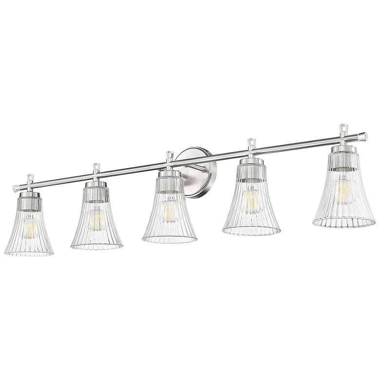 Image 7 Belle by Z-Lite Brushed Nickel 5 Light Vanity more views