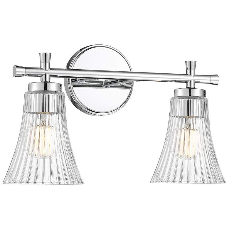 Image 1 Belle by Z-Lite Chrome 2 Light Vanity