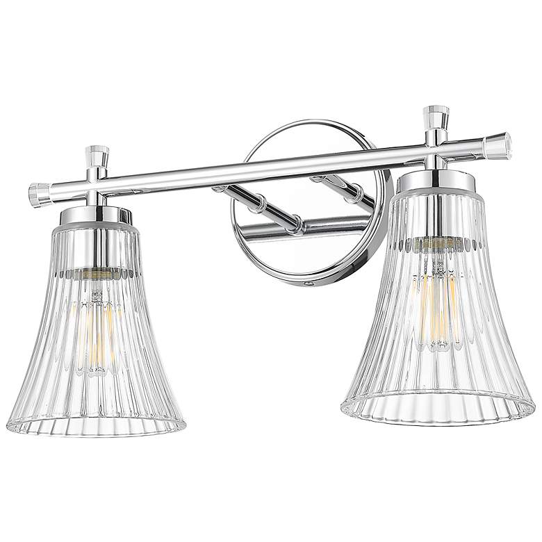 Image 7 Belle by Z-Lite Chrome 2 Light Vanity more views