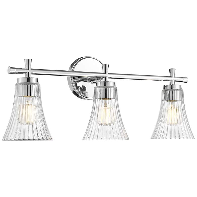 Image 1 Belle by Z-Lite Chrome 3 Light Vanity