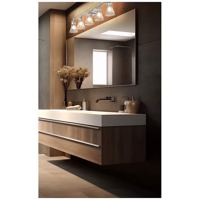 Image 2 Belle by Z-Lite Chrome 5 Light Vanity more views
