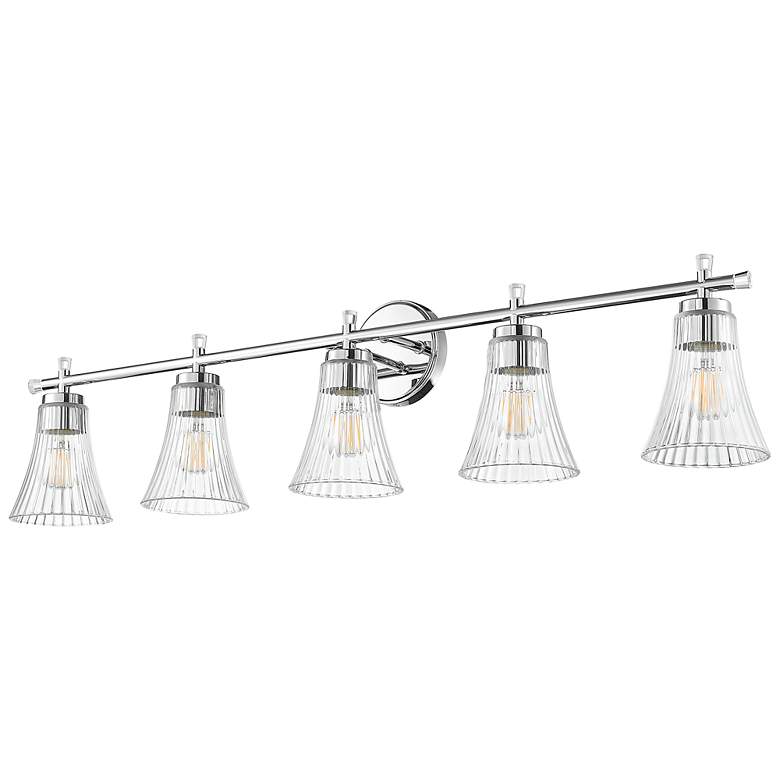 Image 7 Belle by Z-Lite Chrome 5 Light Vanity more views