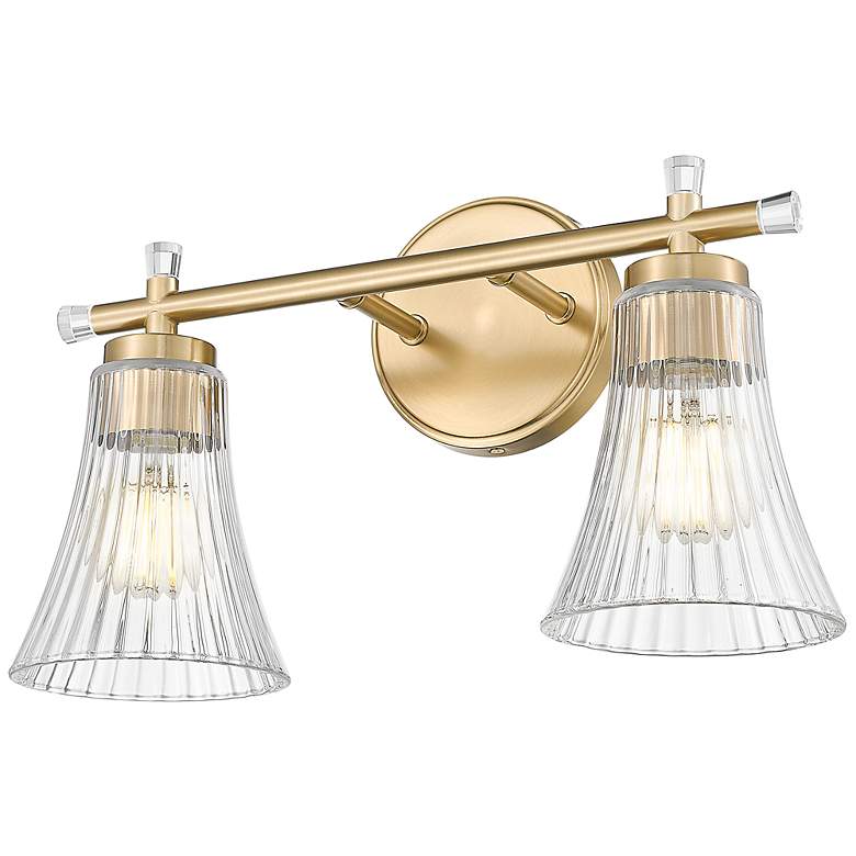 Image 5 Belle by Z-Lite Modern Gold 2 Light Vanity more views