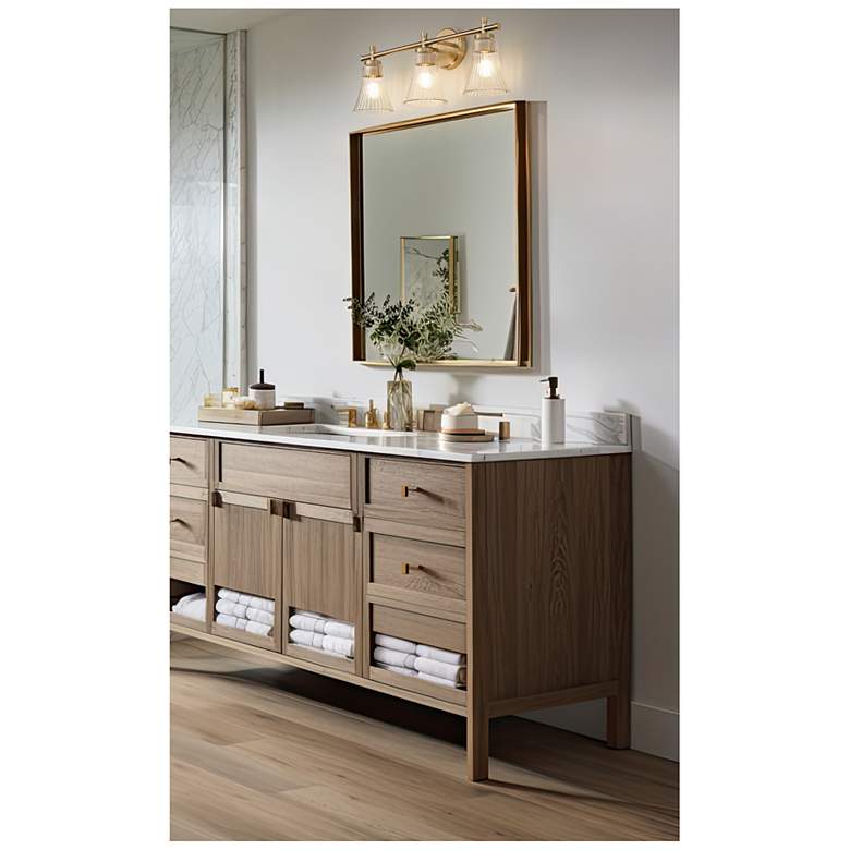 Image 2 Belle by Z-Lite Modern Gold 3 Light Vanity more views