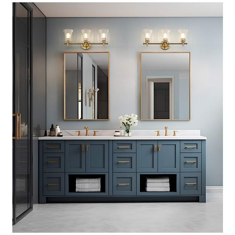 Image 3 Belle by Z-Lite Modern Gold 3 Light Vanity more views