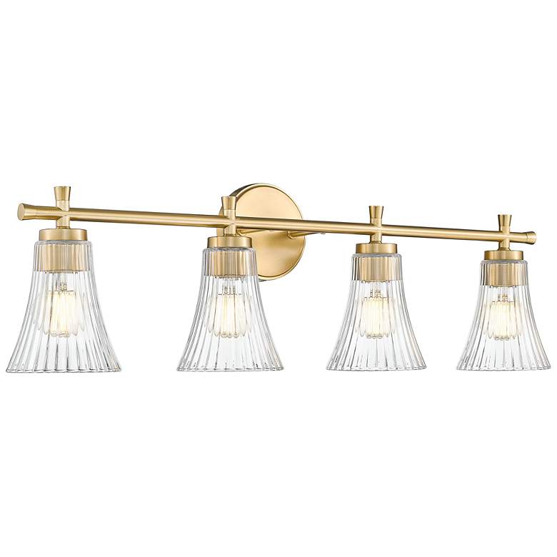 Image 1 Belle by Z-Lite Modern Gold 4 Light Vanity