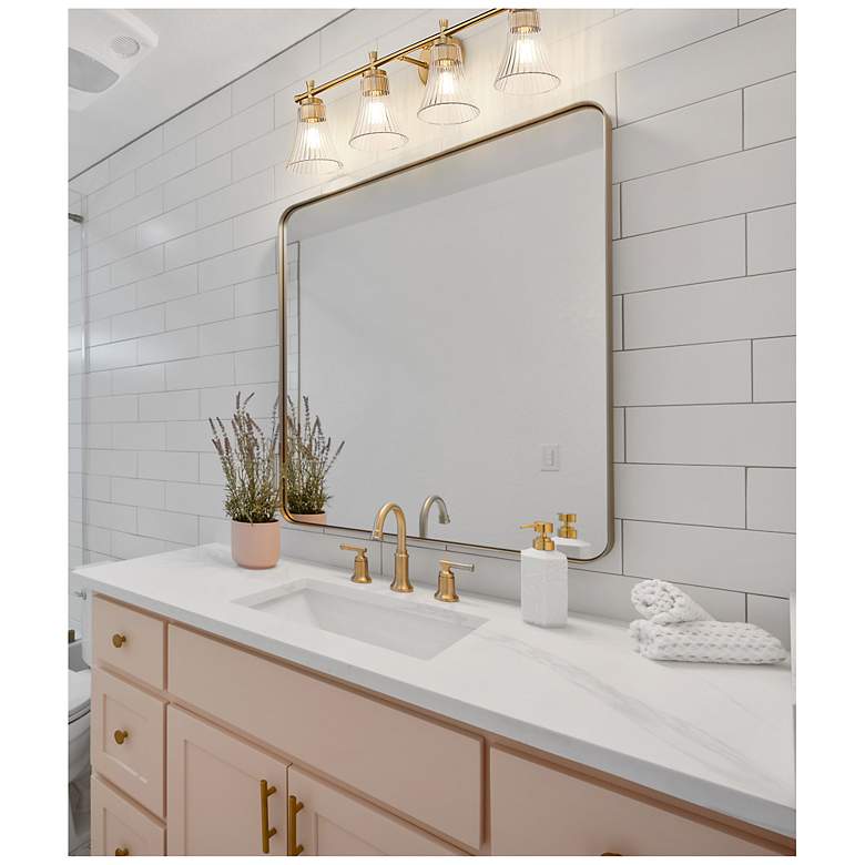 Image 3 Belle by Z-Lite Modern Gold 4 Light Vanity more views