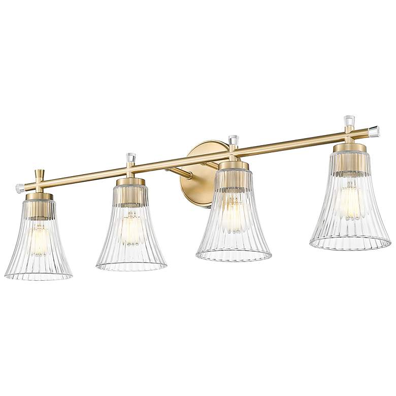 Image 5 Belle by Z-Lite Modern Gold 4 Light Vanity more views