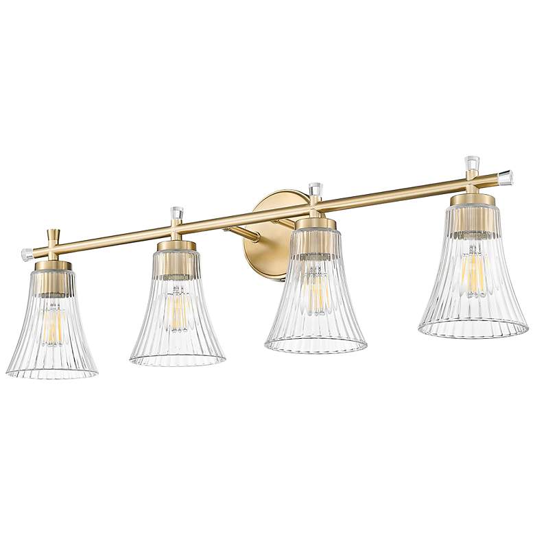 Image 7 Belle by Z-Lite Modern Gold 4 Light Vanity more views