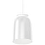 Belle Flare 19.5" Wide Satin White Tall LED Bell Pendant