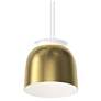 Belle Flare 19" Wide Brass Finish Medium LED Bell Pendant