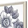 4_Belle Fleur I 22" High 2-Piece Giclee Framed Wall Art Set more views