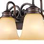 Thumbnail3 of Belle Meade 28" Wide Rubbed Bronze 3-Light Bath Light more views
