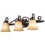 Thumbnail4 of Belle Meade 28" Wide Rubbed Bronze 3-Light Bath Light more views