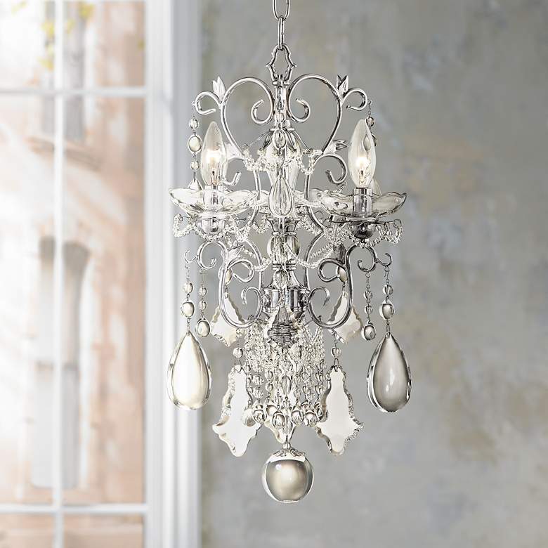 Image 1 Belle of the Ball Crystal Mini Three Light Chandelier