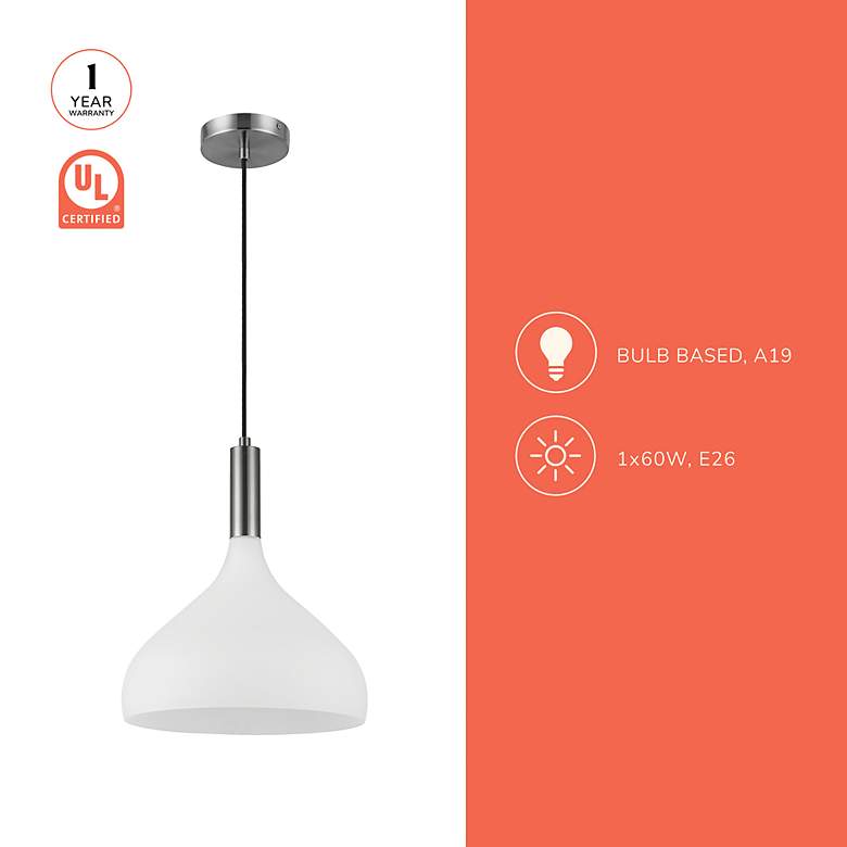 Image 5 Belleview 12" Wide Matte Black Mini Pendant with Clear Glass more views