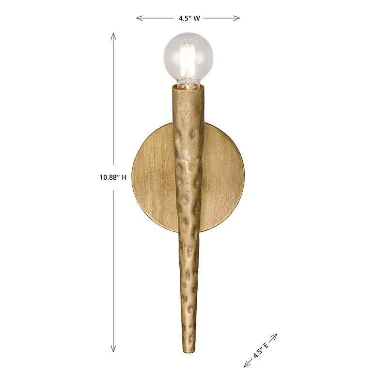 Image 6 Belleza 1-Light Wall Sconce in Spumante by Breegan Jane more views