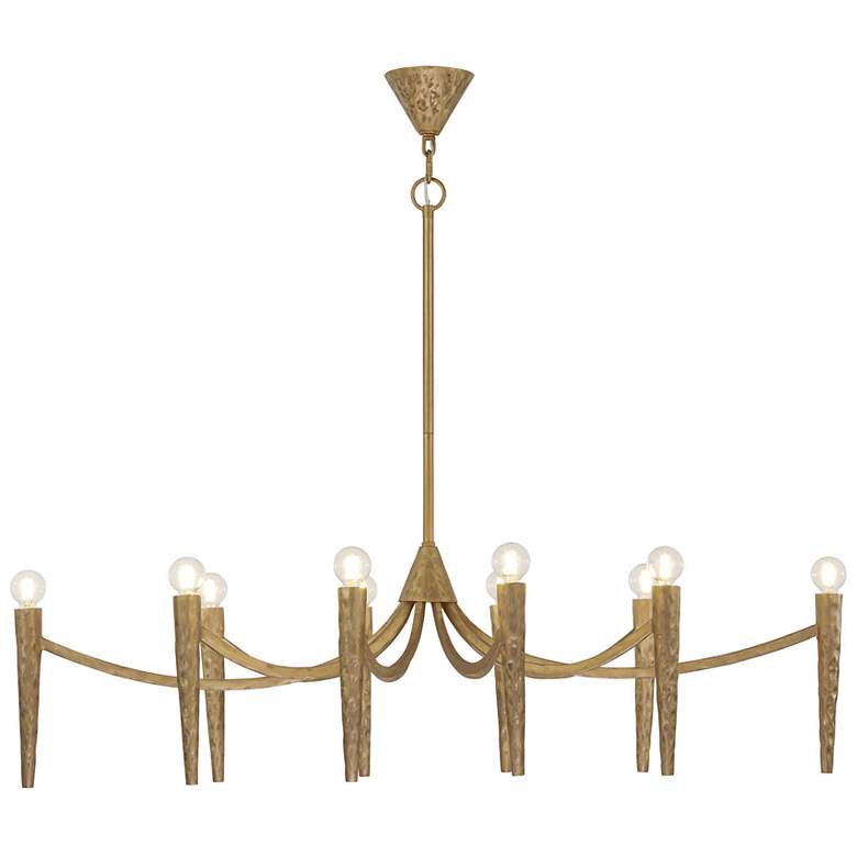 Image 3 Belleza 10-Light Linear Chandelier in Spumante by Breegan Jane more views