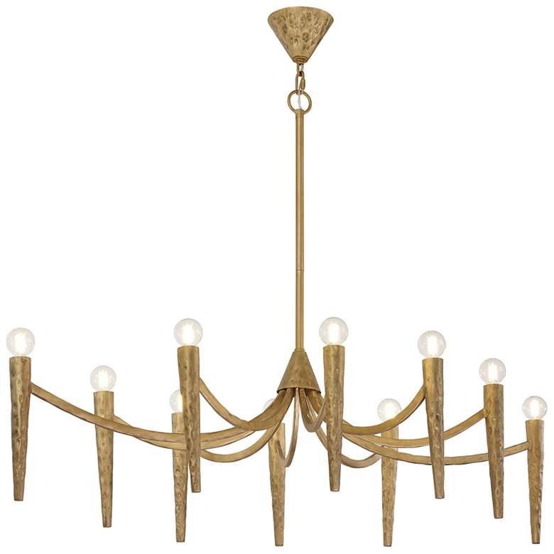 Image 4 Belleza 10-Light Linear Chandelier in Spumante by Breegan Jane more views