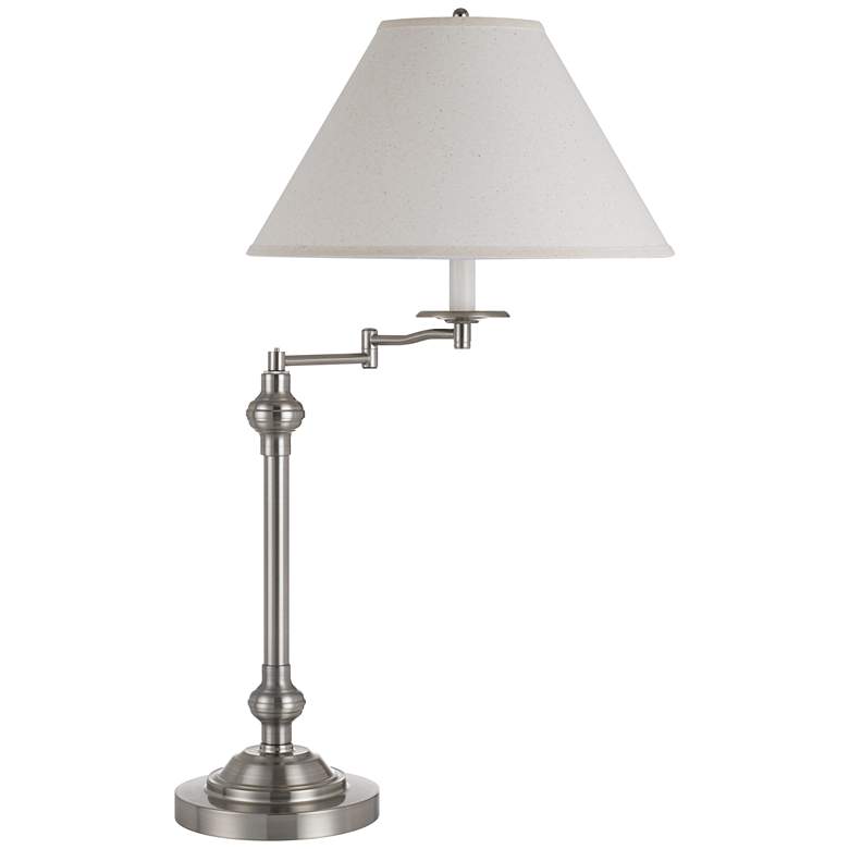 Image 1 Bellhaven Brushed Steel Swing Arm Desk Lamp