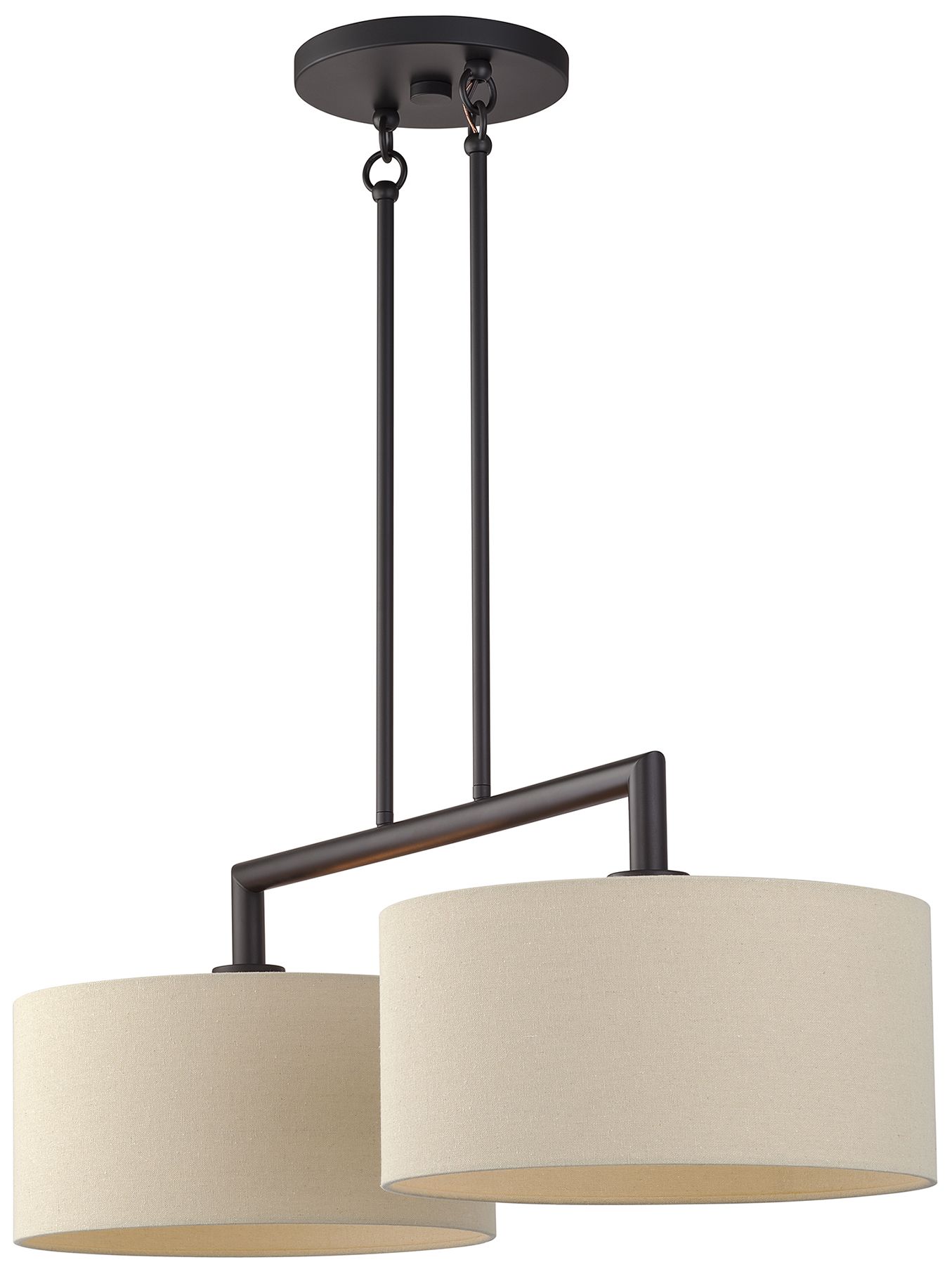 Image 5 Bellingham 2 Light Bronze Large Linear Chandelier more views