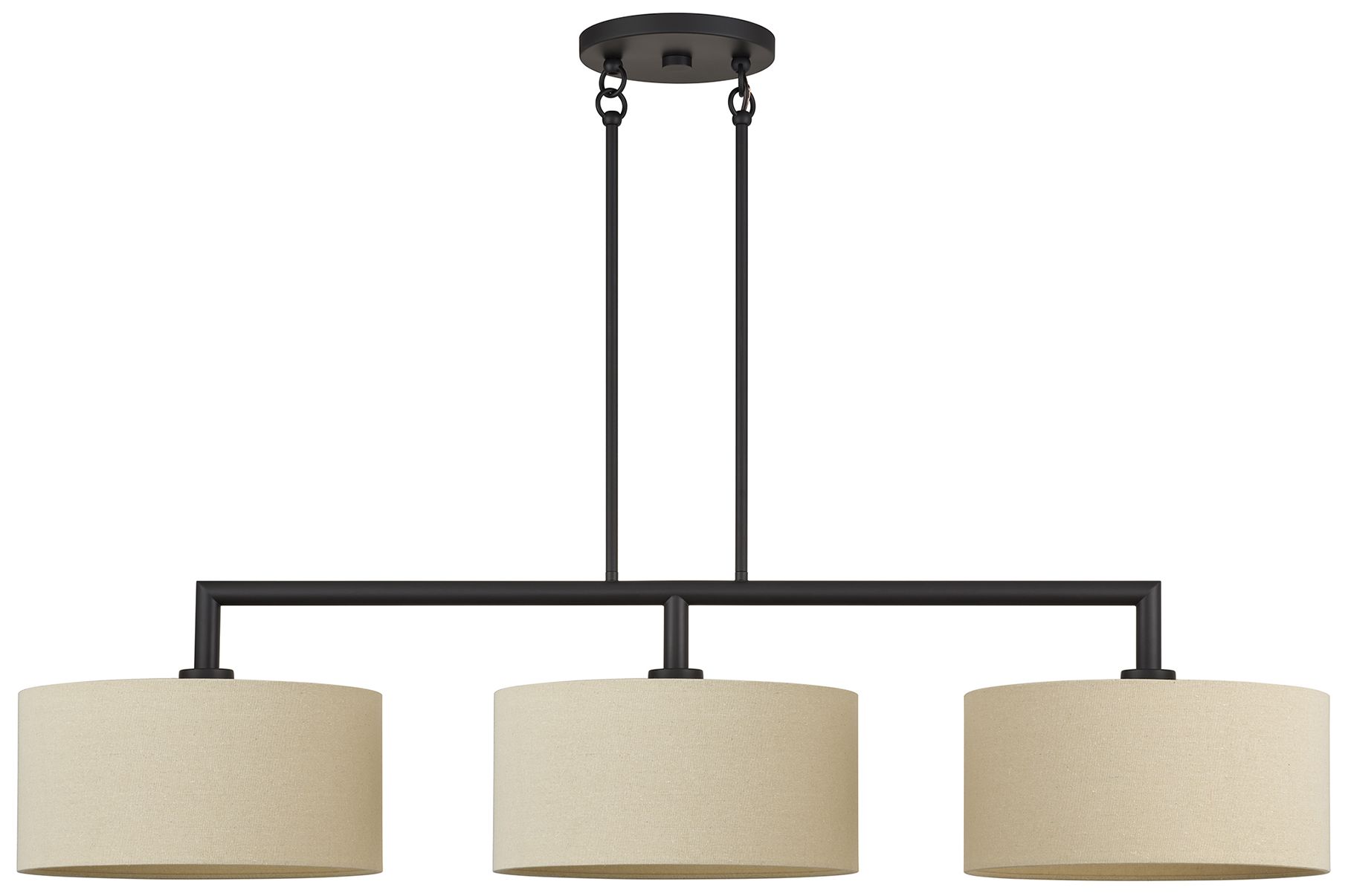 Image 3 Bellingham 3 Light Bronze Extra Large Linear Chandelier more views