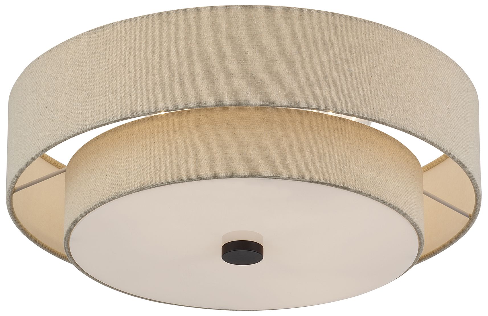Image 5 Bellingham 4 Light Bronze Leaf Large Semi-Flush more views