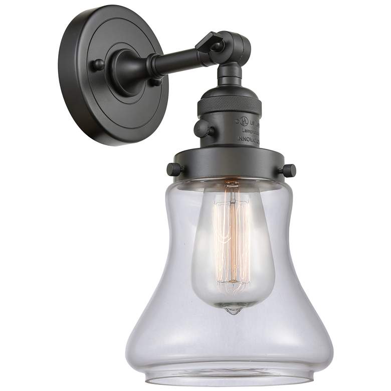 Image 1 Bellmont 11" High Oil Rubbed Bronze Sconce w/ Clear Shade