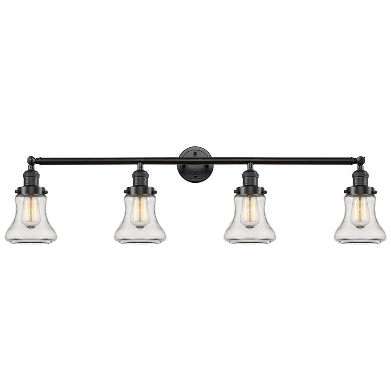 Image 1 Bellmont 42.25" Wide 4 Light Bronze Bath Vanity Light w/ Clear Shade