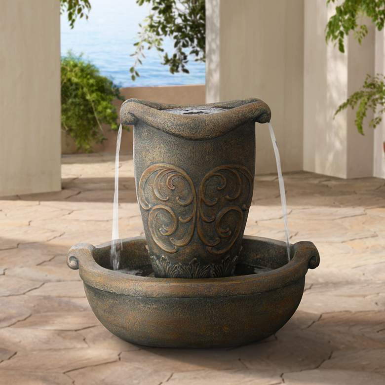 Image 1 Bellona 24 inch High Two-Tier Fountain