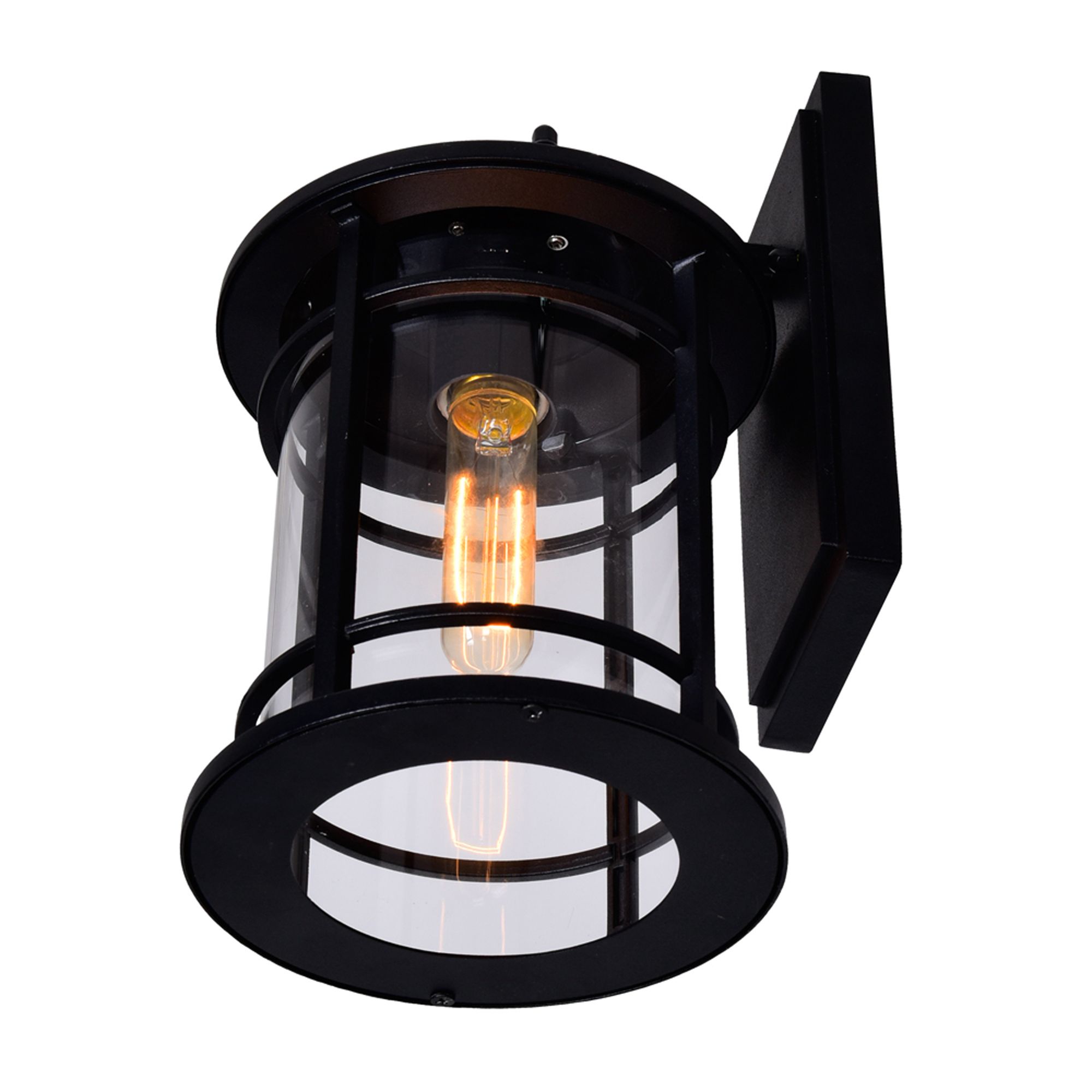 Image 5 Belmont 1 Light Black Outdoor Wall Lantern more views